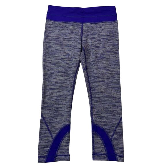 Lululemon Run Inspire Crop II Bruised Berry Wee Leggings Women's Size 6‎ EUC - Picture 13 of 16